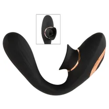 Biegsamer Klit-Vibrator mit beweglicher Zunge Biegsamer Klit-Vibrator mit beweglicher Zunge