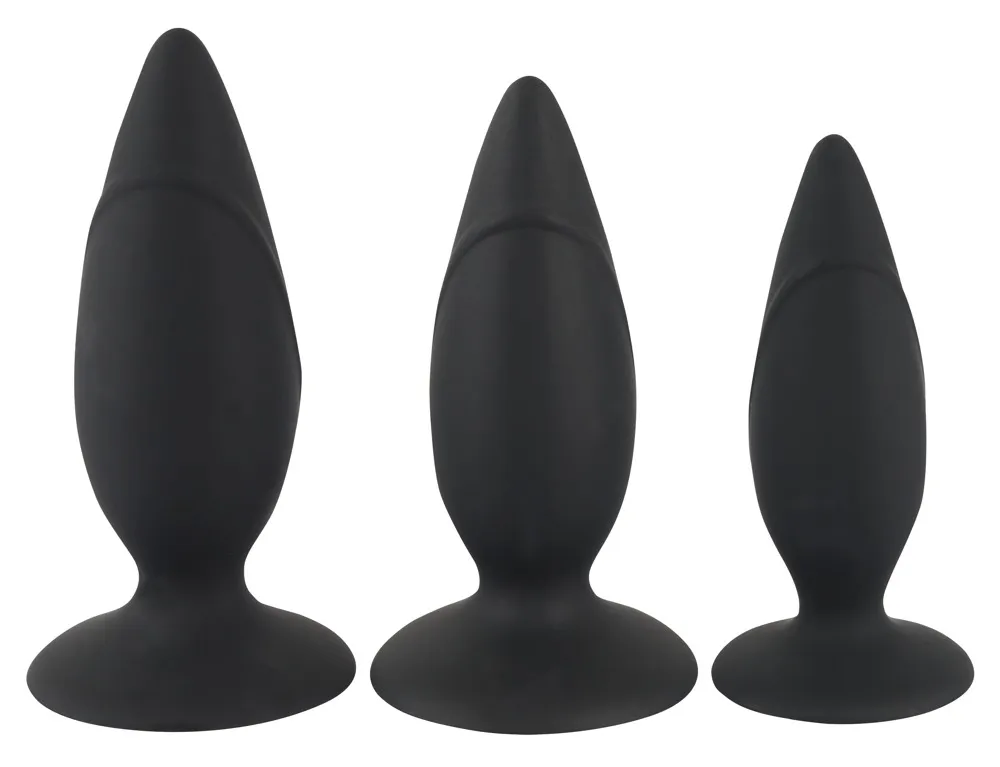 3-teiliges Analplug-Set 3-teiliges Analplug-Set