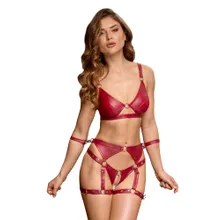 BH-Set in Bondage-Optik BH-Set in Bondage-Optik