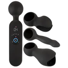 Massagestab „wand vibrator with 3 Attachments“ mit 3 Aufsätzen Massagestab „wand vibrator with 3 Attachments“ mit 3 Aufsätzen