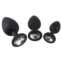 Analplug-Set, 3-teilig, verschiedene Größen Analplug-Set, 3-teilig, verschiedene Größen