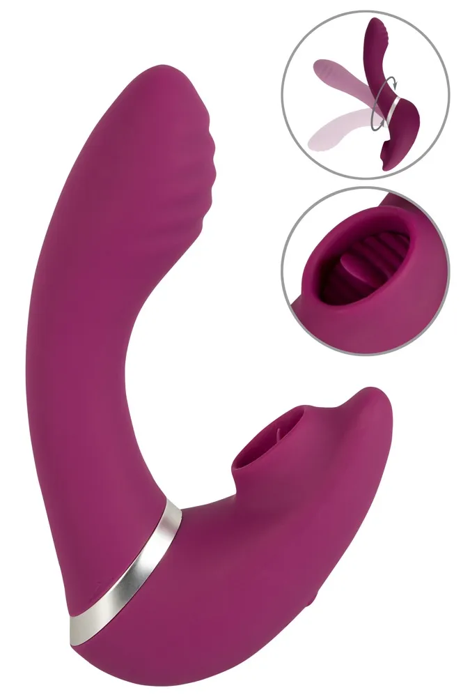 Vibrator „be Lickable“ mit Vibro-Zunge – vielseitig bespielbar Vibrator „be Lickable“ mit Vibro-Zunge – vielseitig bespielbar