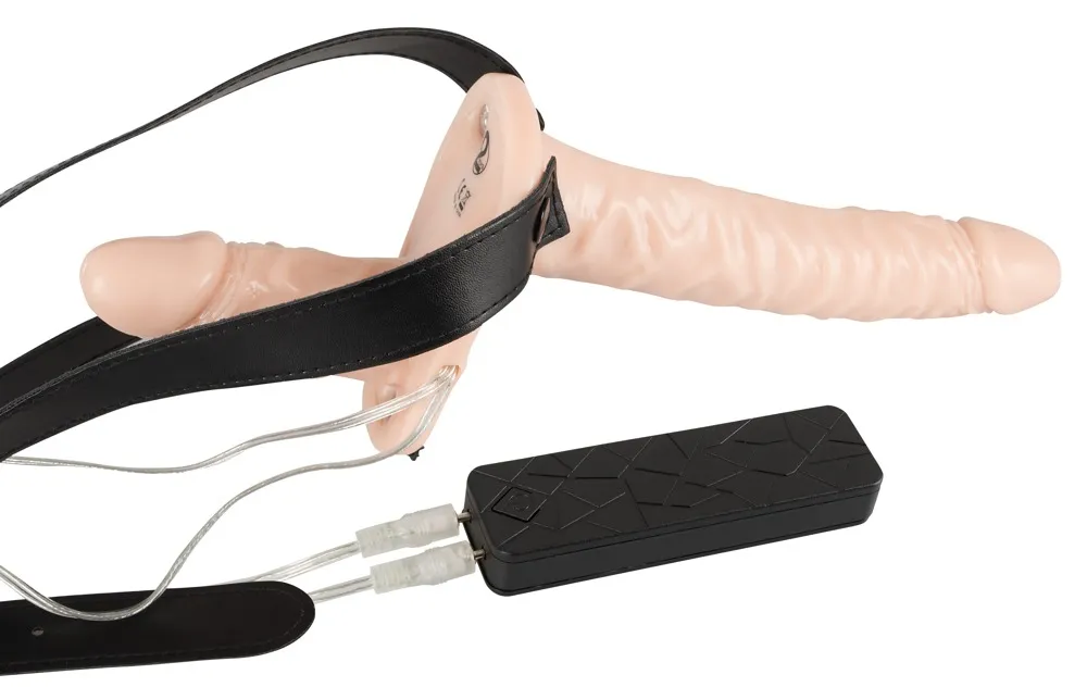 Umschnallvibrator „Strap-On Duo“ mit 2 Vibratoren Umschnallvibrator „Strap-On Duo“ mit 2 Vibratoren