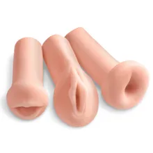 3-teiliges Masturbatoren-Set „All 3 Holes“, oral vaginal, anal 3-teiliges Masturbatoren-Set „All 3 Holes“, oral vaginal, anal