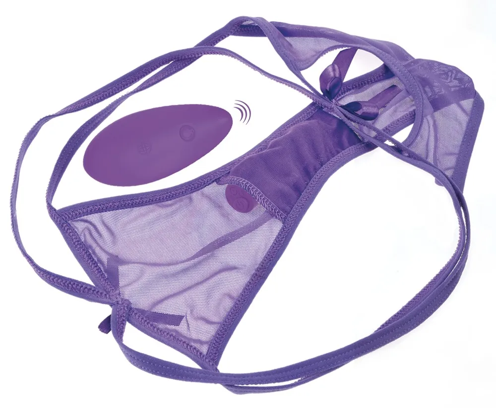 Vibro-String „Petite Panty Thrill-Her“, mit Fernbedienung Vibro-String „Petite Panty Thrill-Her“, mit Fernbedienung