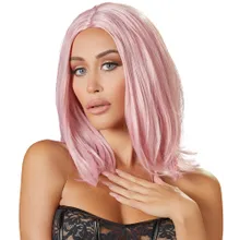 Perücke „Rosa Bob“, schulterlang Perücke „Rosa Bob“, schulterlang