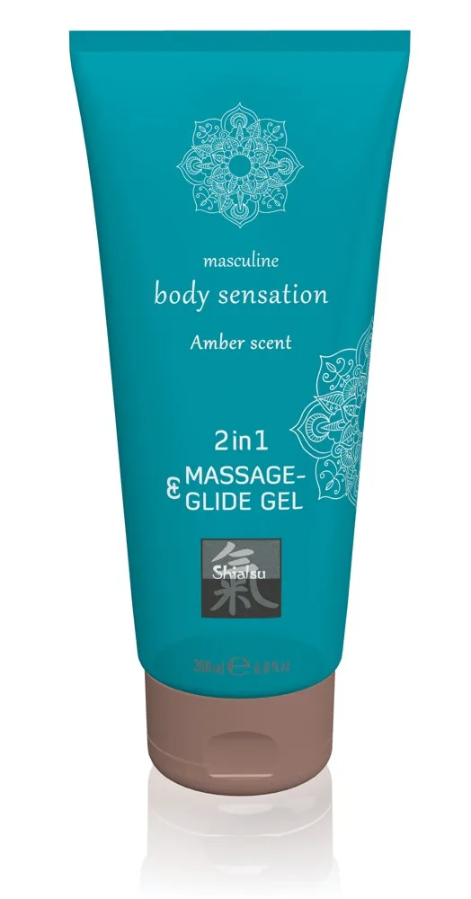 Massage- und Gleitgel „2in1 Amber Scent“ Massage- und Gleitgel „2in1 Amber Scent“