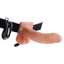 Strap-on „7" Vibrating Hollow Strap-on“, hohl mit Vibration Strap-on „7" Vibrating Hollow Strap-on“, hohl mit Vibration