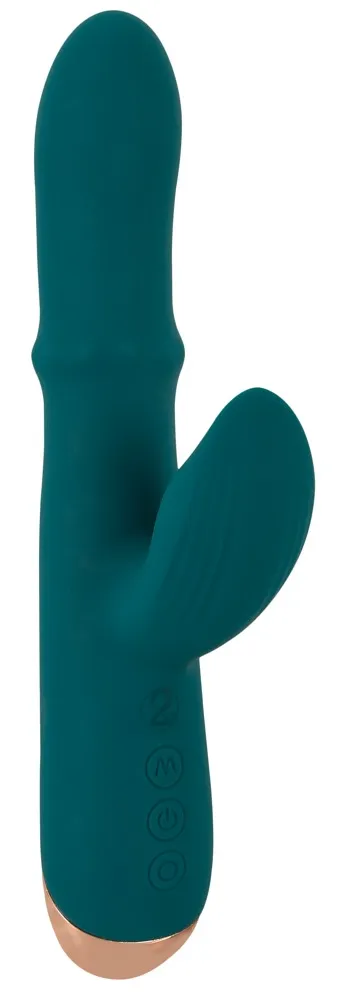 Rabbitvibrator mit Massagering & Klopf-Funktion Rabbitvibrator mit Massagering & Klopf-Funktion