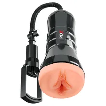 Masturbator „Wet Pussies Super Sucker XXL“ mit Saugkraft-Pumpe Masturbator „Wet Pussies Super Sucker XXL“ mit Saugkraft-Pumpe