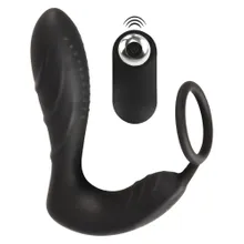 Analvibrator „RC Prostata Plug mit Penisring“ Analvibrator „RC Prostata Plug mit Penisring“