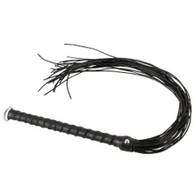 Peitsche „Flogger Cord“ aus Leder, 70 cm Peitsche „Flogger Cord“ aus Leder, 70 cm
