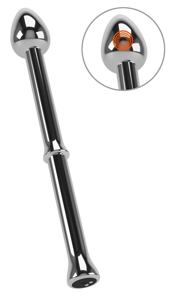 Prostata-Vibrator „Metal Milking Stick“ mit 10 Vibrationsmodi Prostata-Vibrator „Metal Milking Stick“ mit 10 Vibrationsmodi