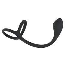 Penis- und Hodenring „Cock & ball ring with butt plug“ mit Analplug Penis- und Hodenring „Cock & ball ring with butt plug“ mit Analplug