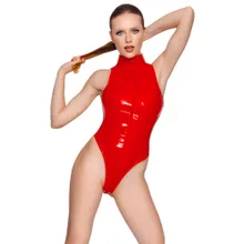 Body aus Lack, mit 2-Wege-Reißverschluss vom Hals bis über den Po Body aus Lack, mit 2-Wege-Reißverschluss vom Hals bis über den Po