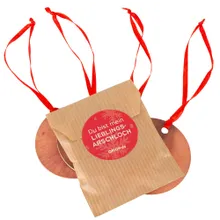 4-teiliges Papieranhänger-Set „Rosetten“ 4-teiliges Papieranhänger-Set „Rosetten“