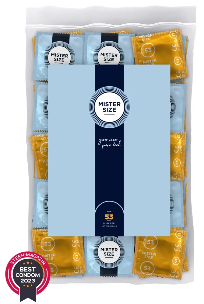 Kondome „53 mm“, transparent, hauchdünn, feucht Kondome „53 mm“, transparent, hauchdünn, feucht