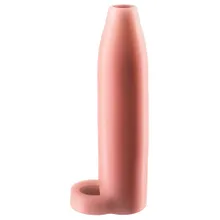 Penishülle „Real Feel Enhancer XL“, mit Hoden- und Penisring, 17,7 cm Penishülle „Real Feel Enhancer XL“, mit Hoden- und Penisring, 17,7 cm