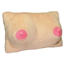 Kissen aus Plüsch mit hervorstehenden Busen Kissen aus Plüsch mit hervorstehenden Busen