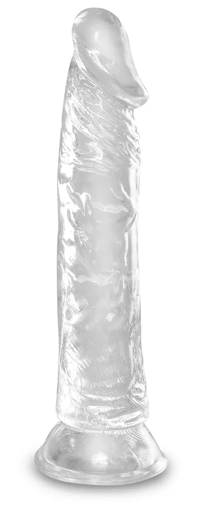 Naturdildo „8“-Cock Clear“ mit Saugfuß Naturdildo „8“-Cock Clear“ mit Saugfuß