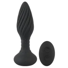 Vibro-Analplug „Remote Controlled Butt Plug“ rotiert und vibriert in 10 Modi Vibro-Analplug „Remote Controlled Butt Plug“ rotiert und vibriert in 10 Modi