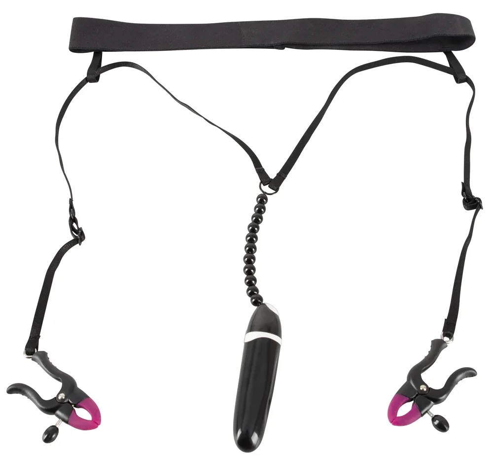 Vulvalippenspreizer "Spreader String" mit Vibrator Vulvalippenspreizer "Spreader String" mit Vibrator