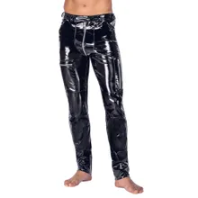 Lack-Hose mit vielen Details Lack-Hose mit vielen Details