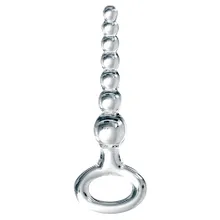 Analkugelstrang „Icicles No. 67“ aus Glas Analkugelstrang „Icicles No. 67“ aus Glas