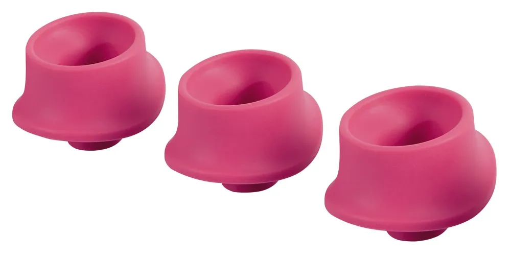 Ersatzkappen "Heads", 3 Stück Ersatzkappen "Heads", 3 Stück