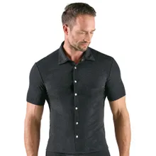 Hemd im schillernden Lurex-Look Hemd im schillernden Lurex-Look