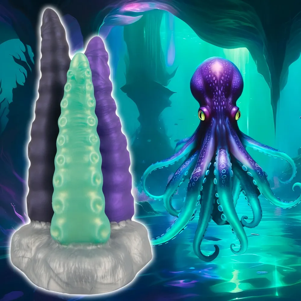 Dildo „Triple Tentacle“, einzeln beweglich Dildo „Triple Tentacle“, einzeln beweglich