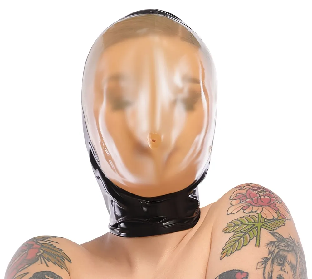Vakuum-Kopfmaske aus Latex Vakuum-Kopfmaske aus Latex