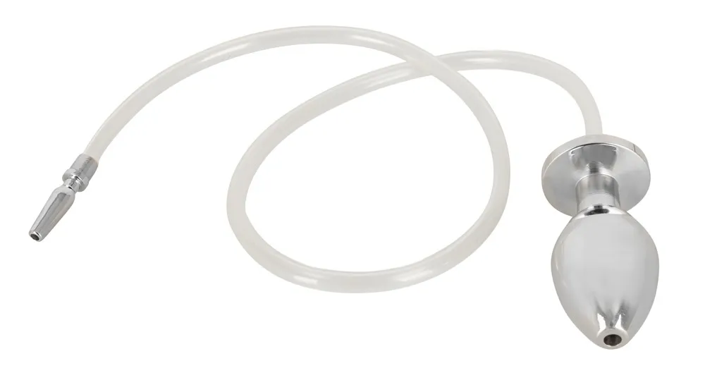 Penis- und Analplug mit Verbindungsschlauch „P*** to A**” Penis- und Analplug mit Verbindungsschlauch „P*** to A**”