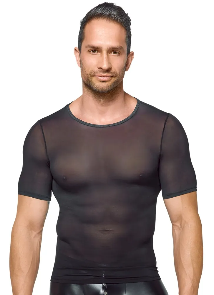 Netz-Shirt mit kurzem Arm Netz-Shirt mit kurzem Arm