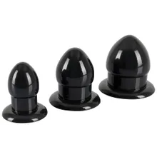 3-teiliges Analplug-Set „Anal Stretching Plug Kit“ 3-teiliges Analplug-Set „Anal Stretching Plug Kit“