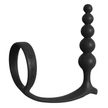 Penisring „Ass-Gasm Cockring Anal Beads“ mit Kugel-Analplug Penisring „Ass-Gasm Cockring Anal Beads“ mit Kugel-Analplug