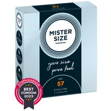 Kondome „57 mm“, transparent, hauchdünn, feucht Kondome „57 mm“, transparent, hauchdünn, feucht