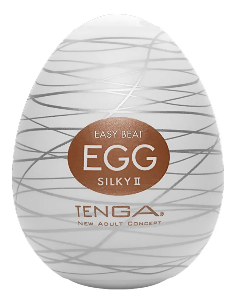Masturbator „Egg Silky II“ mit neuer Rillenfaden-Stimulationsstruktur Masturbator „Egg Silky II“ mit neuer Rillenfaden-Stimulationsstruktur