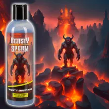 Gleitgel „Beasty Sperm Mighty Minotaur“ auf Wasserbasis Gleitgel „Beasty Sperm Mighty Minotaur“ auf Wasserbasis