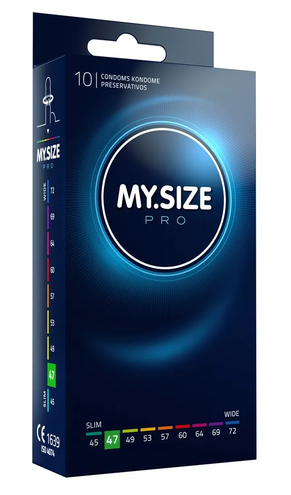 Kondome „MY.SIZE pro 47 mm“ allergenarm Kondome „MY.SIZE pro 47 mm“ allergenarm