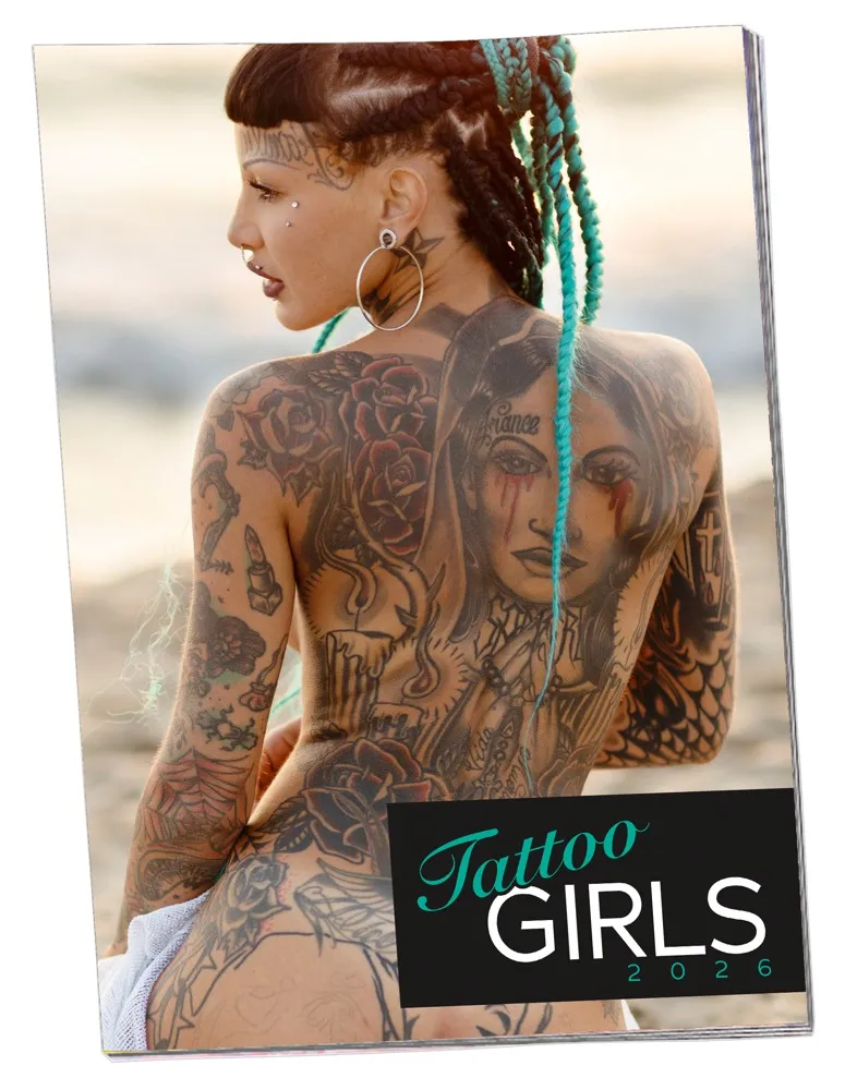 Pin-up Kalender „Tattoo-Girls 2026“ im Großformat Pin-up Kalender „Tattoo-Girls 2026“ im Großformat