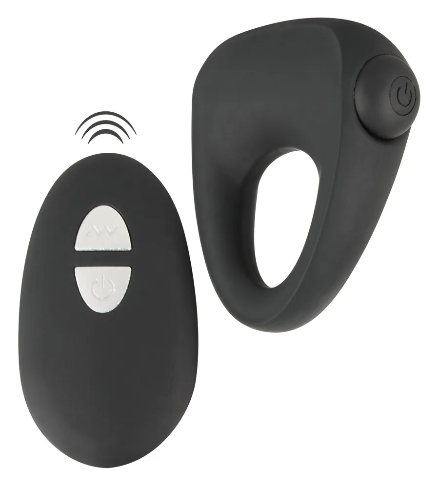 Vibro-Penisring „RC Vibro-Ring“, mit kabelloser Fernbedienung, 10 Vibrationsmodi Vibro-Penisring „RC Vibro-Ring“, mit kabelloser Fernbedienung, 10 Vibrationsmodi