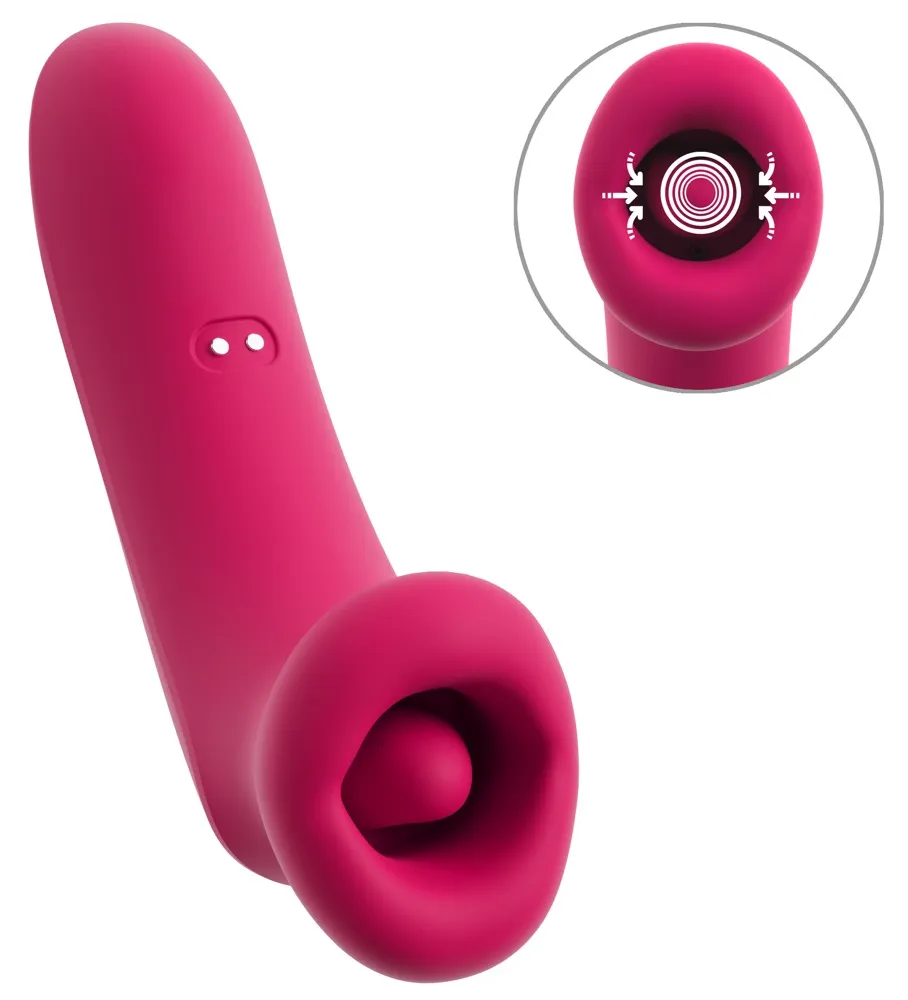 Auflegevibrator „Oral Fun“ mit Saug-Mund & Vibro-Zunge Auflegevibrator „Oral Fun“ mit Saug-Mund & Vibro-Zunge