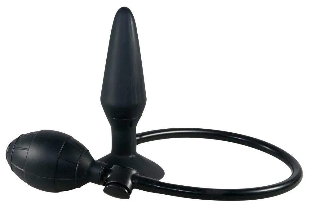 Analplug „True Black“, 15 cm, zum Aufpumpen Analplug „True Black“, 15 cm, zum Aufpumpen
