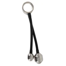 Penisring „Cock ring & Ass plugs“ mit 2 schweren Plug-Gewichten Penisring „Cock ring & Ass plugs“ mit 2 schweren Plug-Gewichten