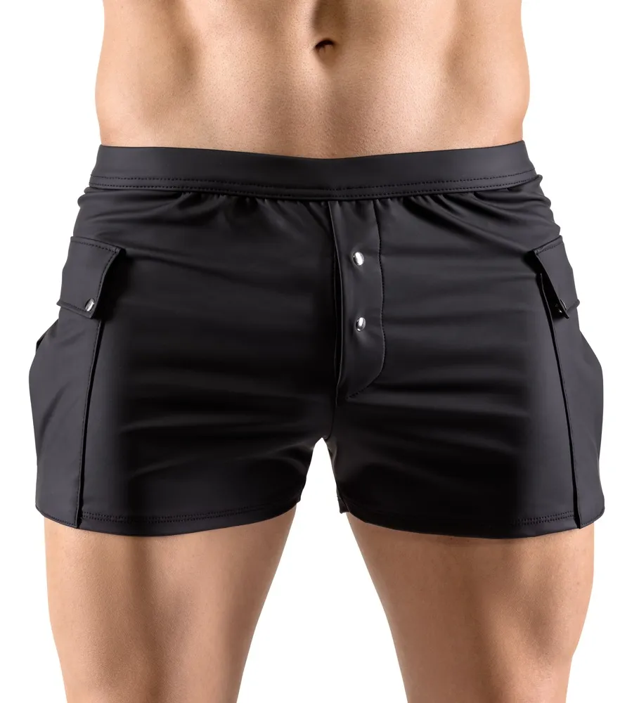 Shorts im Worker-Style mit Taschen und Druckknopfleiste vorn Shorts im Worker-Style mit Taschen und Druckknopfleiste vorn