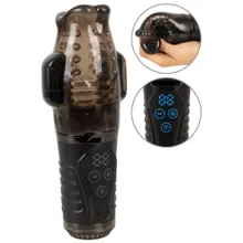 Masturbator mit Doppel-Vibration & Saugfunktion Masturbator mit Doppel-Vibration & Saugfunktion