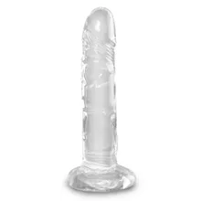 Naturdildo „6“-Cock Clear“ mit Saugfuß Naturdildo „6“-Cock Clear“ mit Saugfuß