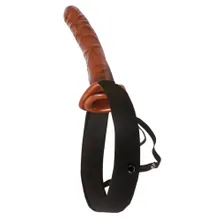 Umschnalldildo „10“ Chocolate Dream Hollow Strap-on“, hohl Umschnalldildo „10“ Chocolate Dream Hollow Strap-on“, hohl