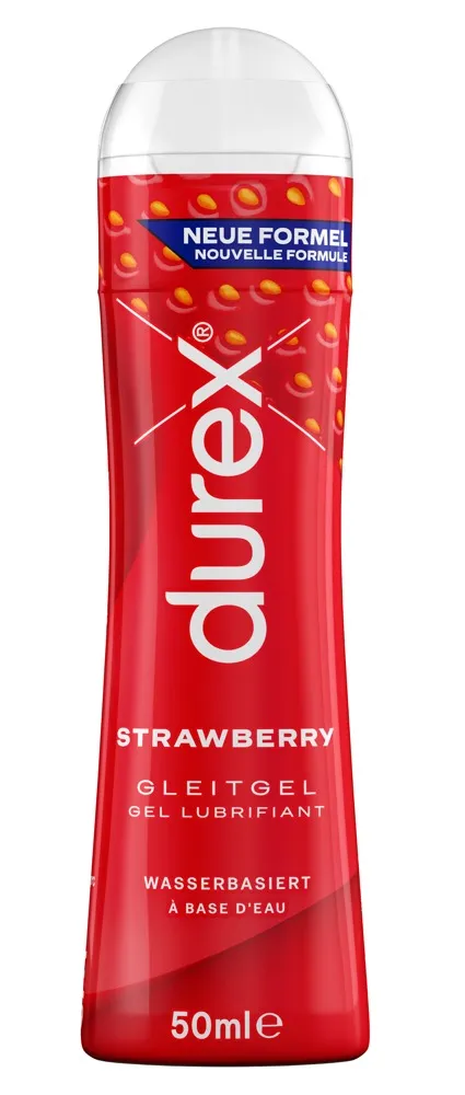 „Durex Play Sweet Strawberry“, mit Erdbeer-Aroma „Durex Play Sweet Strawberry“, mit Erdbeer-Aroma